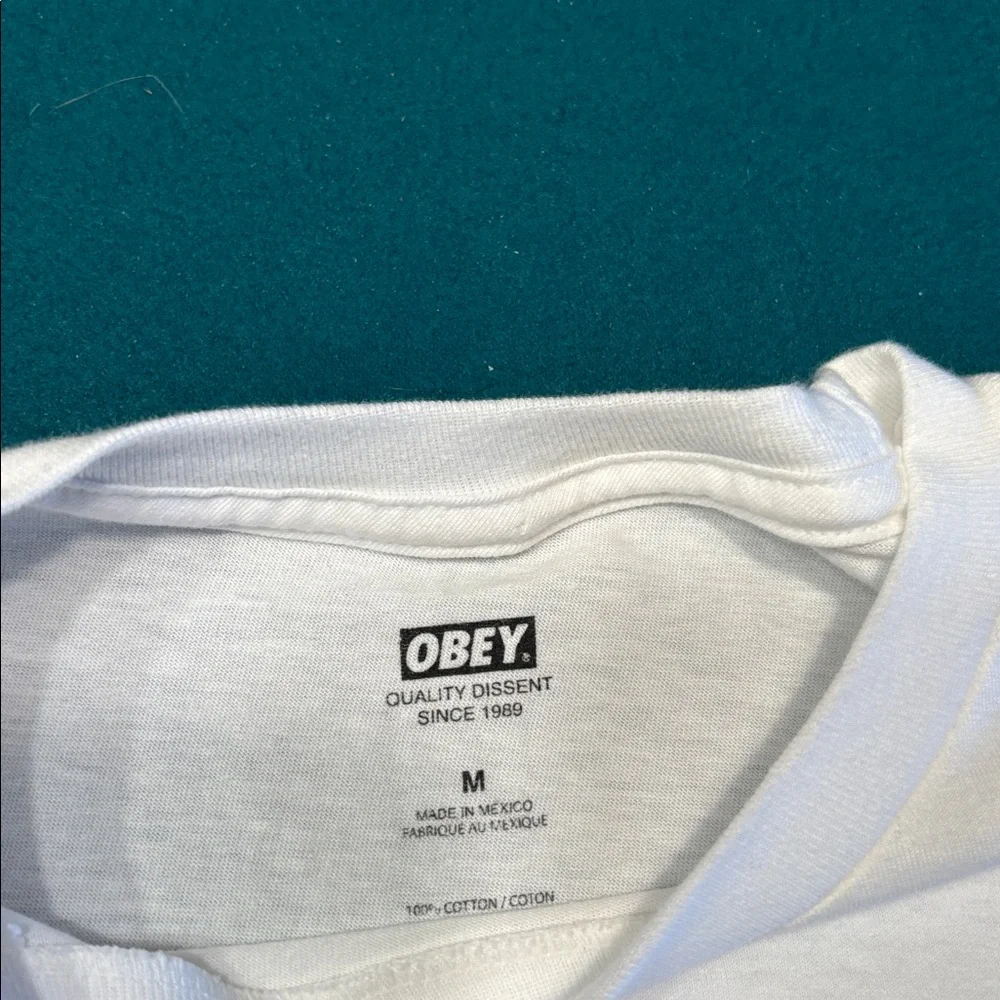 Obey NWT white Graphic Skateboard T-Shirt , M , $16 - Picture 6 of 6
